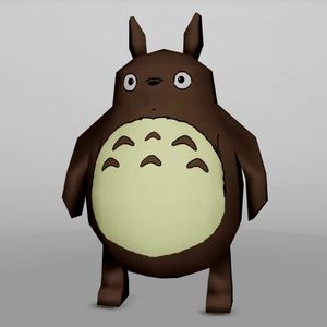 Low Poly Totoro